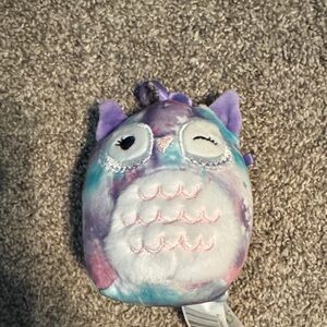 Squishmallows Purple and Pink Owl Stuffed Animal